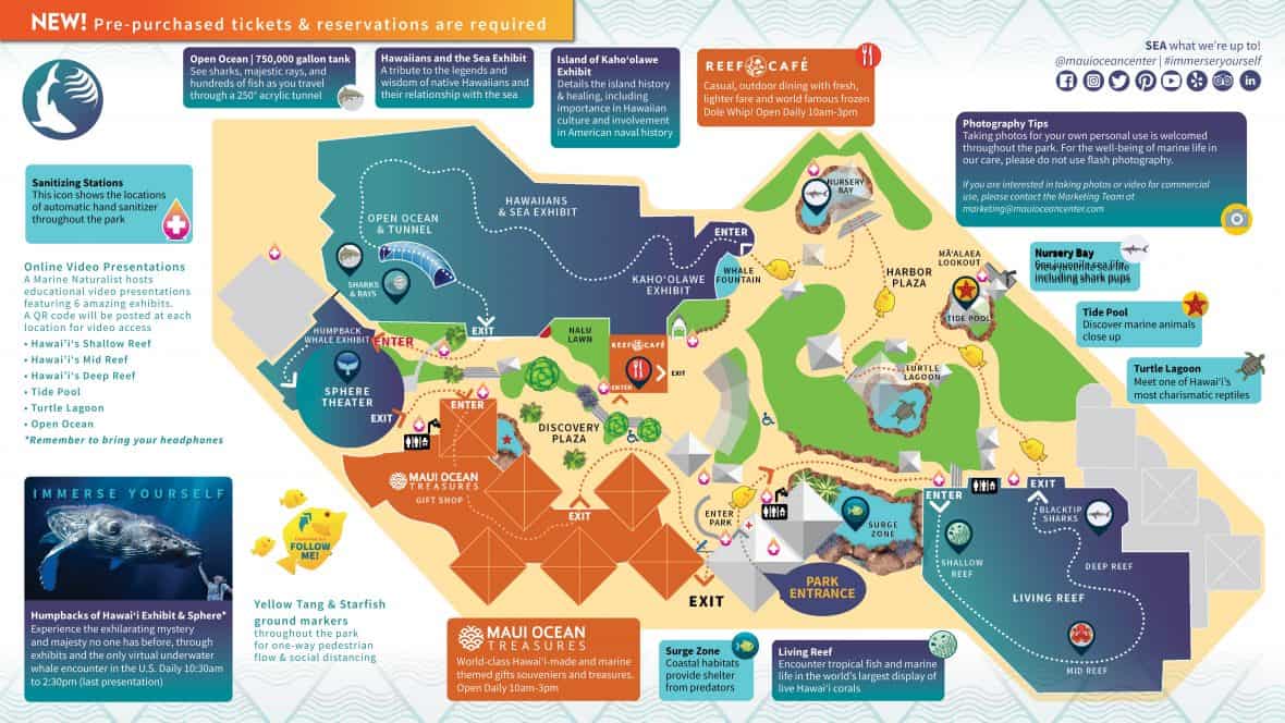 Digital Park Map - Maui Ocean Center