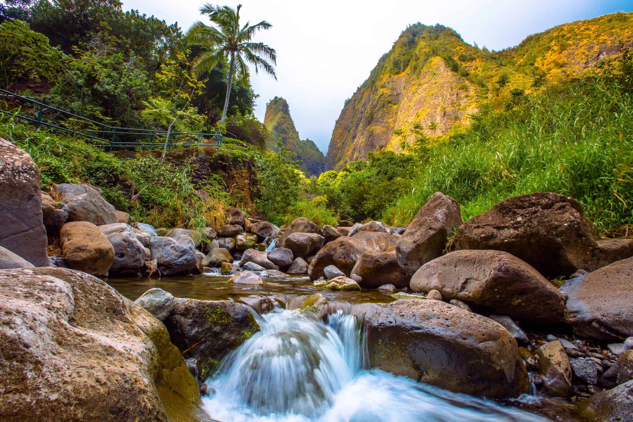 Hiking in maui